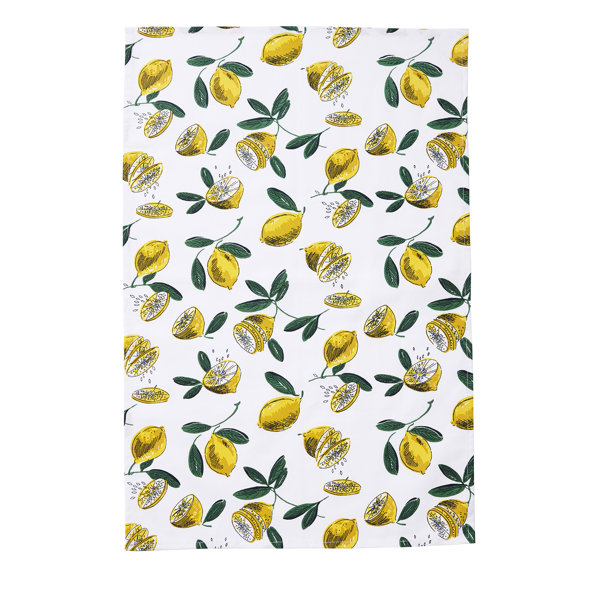 Lemon hand towels bathroom hot sale